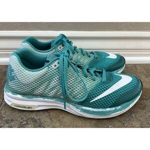 Nike Lunar Speed Green Blue Womens US Size 8.5 555394-313 Running Shoes
